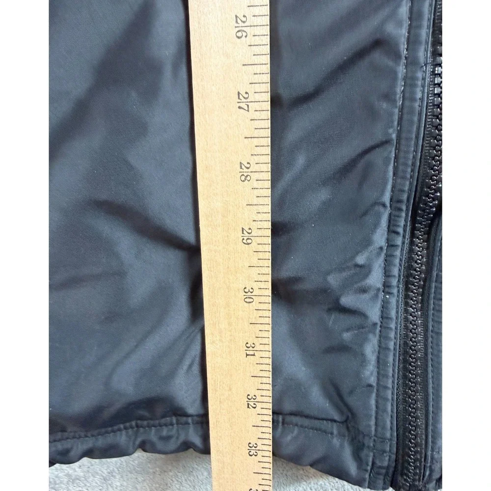Vintage Nike Y2K Reversible Hooded Puffer Jacket Men's L‎ Spellout Swoosh